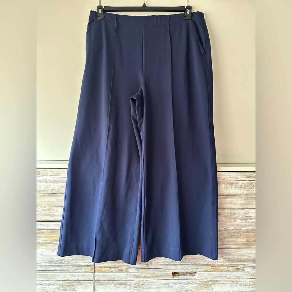 On 34th Navy Wide Leg Pull-On Pants XL – Stretch